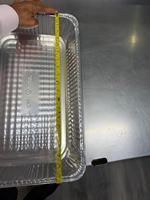 Barquette rectangulaire en aluminium FOIL 9x13 pouces avec couvercle, 118 oz/3500 ml, demi-taille, robuste, jetable, de qualité alimentaire, pour cuisson et conservation des aliments