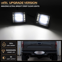 En stock aux États-Unis : 2 feux de plaque d'immatriculation LED pour Ford F150 2015-2019 Raptor 2017-2020, feux arrière fumés pour plaque d'immatriculation