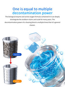 OEM品牌洗衣机滚筒清洁片可生物降解洗衣机罐式清洁器除垢固体片 - Product Image 4