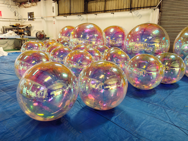 Custom Inflatable Mirror Ball Giant PVC Shiny Sphere for Wholesale ...