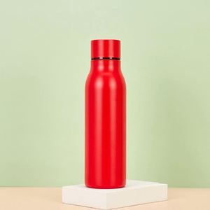 Small Mouth Water Bottle 350ml 500ml 650ml With Rope Handle <b>Double</b> <b>Wall</b> Vacuum Insulated Thermal Travel <b>Mug</b> - Product Image 3