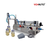 Machine de remplissage liquide de parfum de jus de tête du dessus de Table semi-automatique à petite échelle 1 50-500 ML pour la petite entreprise 2024