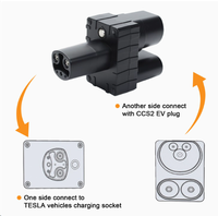 Adaptateur de charge rapide DC CCS2 vers TESLA, IP55, prise de connecteur EV de type 2, haute performance pour véhicules électriques