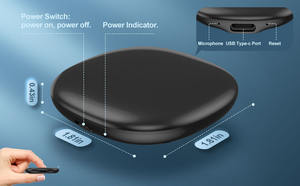 Grabadora magnética activada por voz de 128G con 1600 horas de almacenamiento de grabación Grabadora de audio en el USB-C Dispositivo de escucha portátil MP3 - Product Image 5