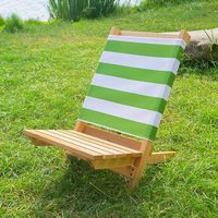 Chaise pliante portable Jolamira pour adultes et enfants, design moderne et simple, pour le camping, la pêche, la plage, siège en bois de hêtre, mobilier