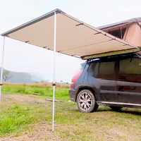 Auvent de toit pour voiture, tente latérale, auvent d'été, toile Oxford imperméable, annexe de haute qualité, camping en autonomie, arbor unique