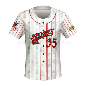Uniformes de Baseball sublimés boutonnés 2025 nouveaux uniformes de Baseball respirants de haute qualité en gros - Product Image 4