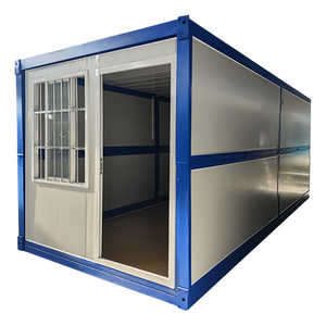 Casa Contenedor Plegable Modular Prefabricada Antioxidante Tipo X <span class=keywords><strong>de</strong></span> Bajo Costo y Entrega Rápida para Oficina <span class=keywords><strong>de</strong></span> Trabajo en <span class=keywords><strong>Campo</strong></span> al Aire Libre - Product Image 1