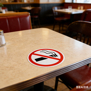 Impresión de Señales de Prohibido Fumar, Etiquetas Adhesivas Resistentes al Agua - Product Image 2