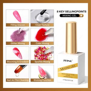 JTING - Gel Multifuncional para Mezclar Esmaltes de Uñas, Gel Transparente, Servicio OEM/ODM, Personalización Gratuita de Marca Privada, Proveedores de Gel para Uñas - Product Image 3