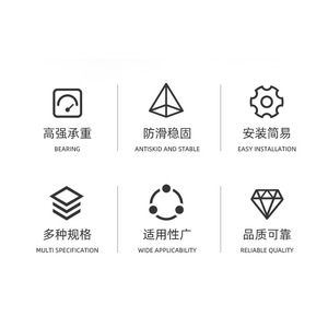 แผ่นรองเฟอร์นิเจอร์ ล้อเหล็กหล่อขนาด 1 นิ้ว บริการปรับแต่งตามแบบ OEM - Product Image 2
