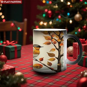 Frosted Black <b>Ceramic</b> <b>Mug</b> 11oz Heat Activated Color Changing Cup Living Room Desktop Decor - Product Image 2