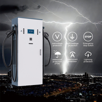 Cargador de Vehículos Eléctricos DC de Doble Conector para Todo Clima, 60-240kW, GBT+CCS2/CCS1, Compatible con OCPP, Múltiples Plataformas, Punto de Carga EV con Parada de Emergencia