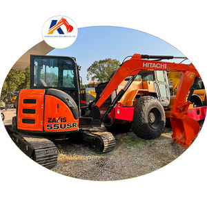 รถขุดมือสอง Hitachi ZX55SR ZX55USR 5 ตัน รุ่น ZX55USR-5A พร้อมขาย รถขุดมือสอง Hitachi ZX55 ZX60 ZX70 พร้อมบุ้งกี๋และรางใหม่ - Product Image 1