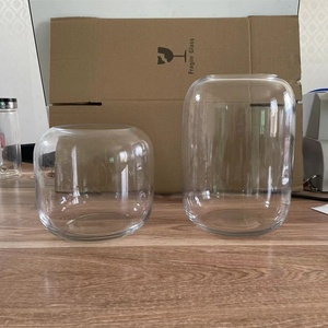 <span class=keywords><strong>Vase</strong></span> en verre lisse Art Déco créatif avec micro-paysage de mousse et bonsaï Arbre de Vie, ornement de bureau écologique - Product Image 1