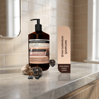 Seleccion Naturel 1000ml Champú Anticaída para Todo Tipo de Cabello Unisex con Ajo Negro