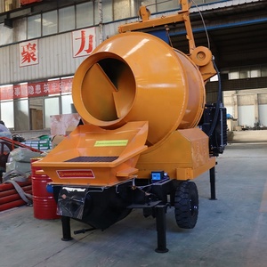 เครื่องผสมคอนกรีตแบบเคลื่อนย้ายได้ประสิทธิภาพสูงพร้อมรถพ่วง - Product Image 2