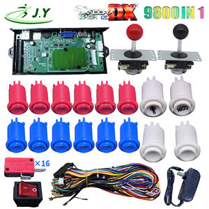 JY - Juego de Arcade Retro <span class=keywords><strong>Pandora</strong></span> Saga DX 9800 en 1, con Joystick y Botones, <span class=keywords><strong>para</strong></span> Ensamblaje DIY de Máquinas de Juegos de Arcade - Product Image 1