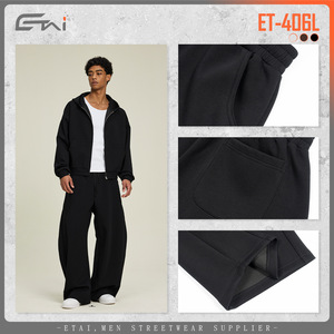 Pantalon décontracté pour homme Etai, de haute qualité, automne-hiver, cordon de serrage, coupe ample, pour la marque - Product Image 4