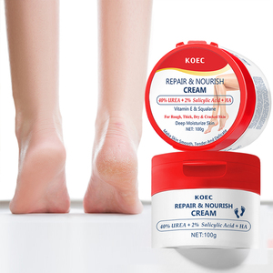 Crème réparatrice pour les pieds KOEC 40% d'urée 100g Vente en gros Crème hydratante pour les mains et les pieds pour les talons et les pieds secs et fissurés <span class=keywords><strong>Antifongique</strong></span> - Product Image 2