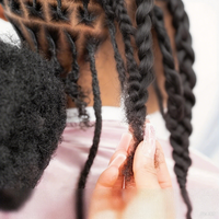 100% extension di capelli umani ricci Afro crespi vergini