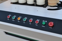 Machine de cintrage automatique double face avec moteur et engrenages pour la fabrication de cadres circulaires/elliptiques/ondulés
