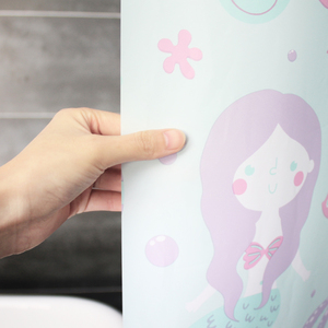 Cortina <span class=keywords><strong>de</strong></span> Ducha <span class=keywords><strong>de</strong></span> PEVA con Estampado <span class=keywords><strong>de</strong></span> Dibujos Animados, Directo <span class=keywords><strong>de</strong></span> Fábrica, Diseño Personalizado, Ecológica e Impermeable - Product Image 2