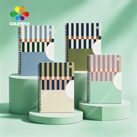 Bloc-notes spirale de luxe personnalisé avec logo, agenda quotidien, cahier d'exercices, papier 70 g/m², usage scolaire, couverture souple, cadeau d'entreprise exécutif