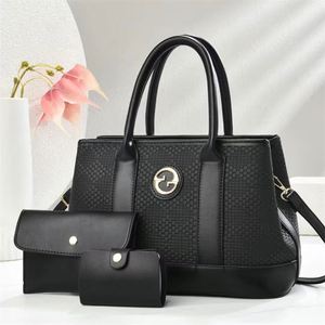 Conjunto de Bolsos 3 en 1 para Dama, Personalizable con Logotipo, Bolsos de Mano de Cuero PU - Product Image 1