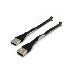 Factory kabel USB A ke mikro pria, kabel tipis FPV 20 pin HDTV pita ramping datar