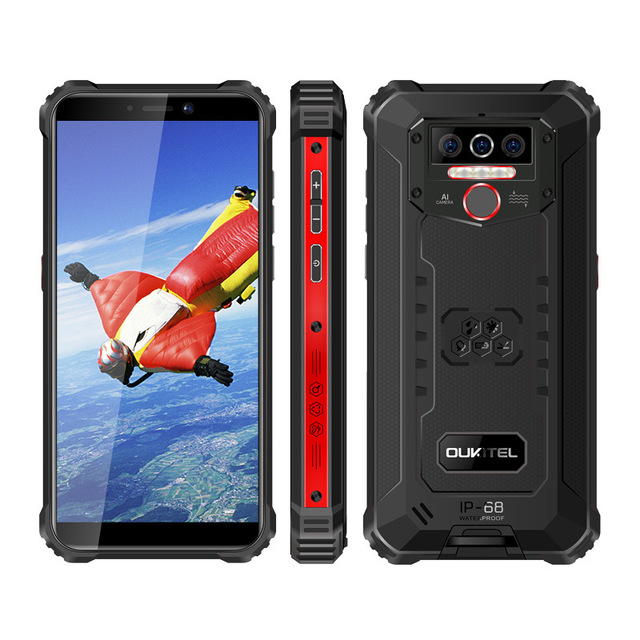 US Market Rugged Smart for WP5 PRO 4GB+64GB Android 13 Smartphone 4 Camera 8000mAh Battery Waterproof Fingerprint GSM LTE