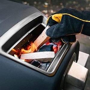 Gants de four à <span class=keywords><strong>pizza</strong></span> en cuir <span class=keywords><strong>Ooni</strong></span> - Résistants à la chaleur et au feu, protection pour barbecue, cheminée - Product Image 3