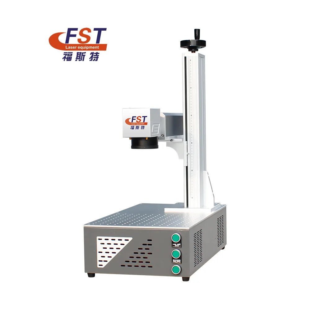 Foster Desktop fiber laser marking machine 20w 30w portable laser metal marker high speed laser engraving machine in sale