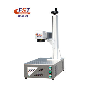 فوستر ماكينة وضع العلامات بالليزر باستخدام الباركود 20w 30w ليزر قابل للنقل المعادن علامة عالية السرعة ماكينة الحفر بالليزر في بيع - Product Image 1