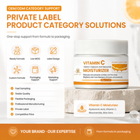 Crème hydratante pour le visage à la vitamine C, naturelle, éclaircissante, hydratante, anti-rides, réductrice de taches, réparatrice, OEM ODM
