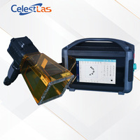 Machine de marquage laser portable Celestlas, poignée légère de 0,9 kg, marqueur laser à fibre 20W 30W 50W avec positionnement par lumière rouge