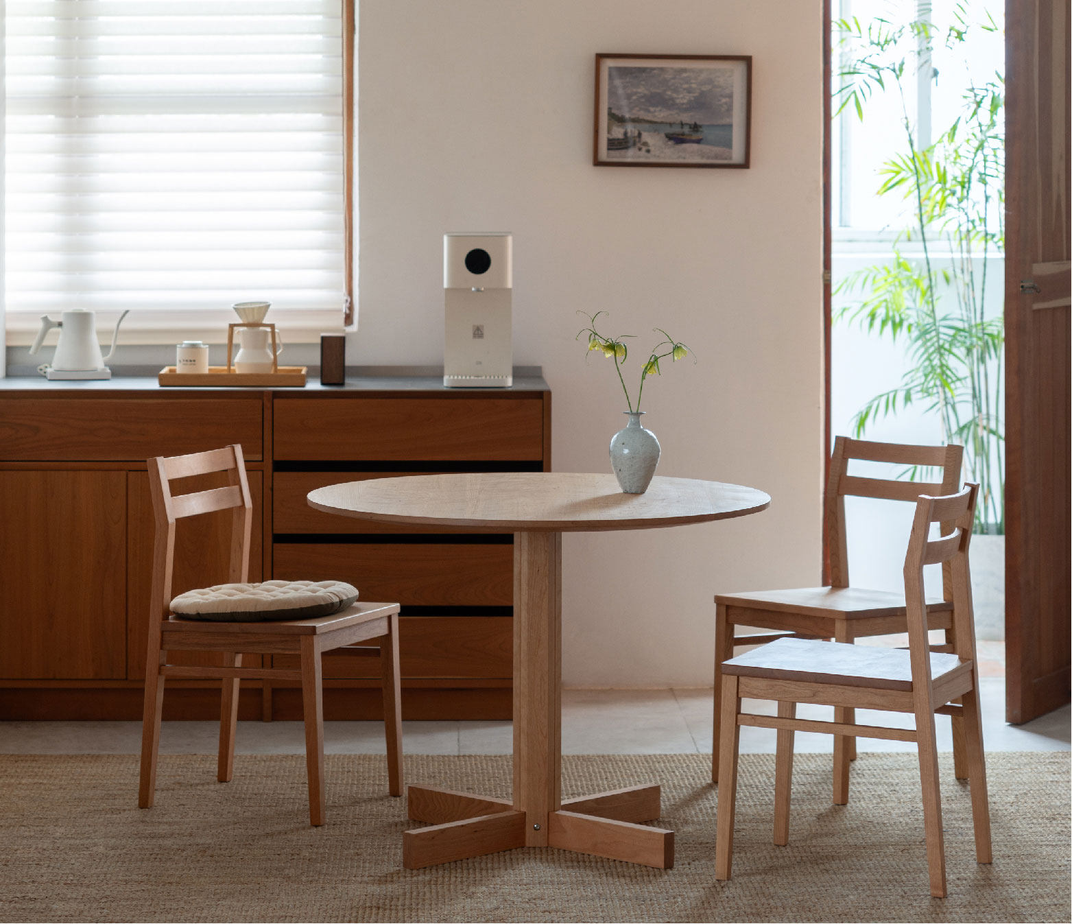 Madera de cerezo de 1100 de diámetro.