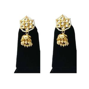 Luxury Inspired Drop Earrings with Bead Embellishment and Durable Alloy Base for Wedding and Party Wear - Product Image 4
