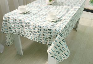 Leaves Design 10%Linen and 90%Cotton <strong>Table</strong> Cloth Tablecloth <strong>Dining</strong> <strong>Table</strong> <strong>Covers</strong> - Product Image 3