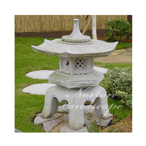 Antieke Handgesneden Luxe Steen Granieten Lantaarn Outdoor Tuin Tempel Decoratie Japanse Steen Marmeren Pagode Lantaarn - Product Image 5