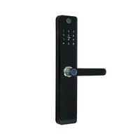 Kunci Pintu Pintar Digital Biometrik Sidik Jari Tuya 6068 Harga Pabrik Grosir Deftun, Kontrol Jarak Jauh via Aplikasi, 4x AA