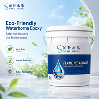 Système de peinture de sol Dongsheng époxy aqueux respirant antidérapant couleur personnalisée état liquide 200 kg MOQ pour tous types de sols en béton