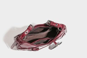 Sac bandoulière tendance et audacieux <span class=keywords><strong>de</strong></span> style américain pour femme, nouvelle collection 2026, sac à main polyvalent haut <span class=keywords><strong>de</strong></span> gamme avec fermeture éclair unique en polyester - Product Image 5