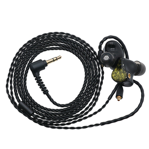 Kulak monitöründe pirol ve 1ba çift sürücü IEM müzik kulaklık PVC 4-Strands OFC ayrılabilir MMCX 3.5mm kulaklık kablosu - Product Image 5