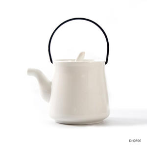 OEM Ceramic Tea Set With 1 Pot <b>And</b> 4 <b>Cups</b> <b>Large</b> Capacity For Afternoon Tea Household Use DB1384 DB1385 DB1386 - Product Image 5