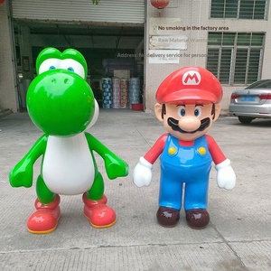 Popular Estatua de Fibra de Vidrio de los Hermanos Mario, Adorno Decorativo para Exteriores, Hogar y Centros Comerciales - Product Image 2