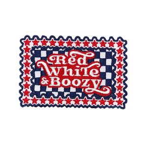 Patch brodé Merica visage souriant tissu sergé thermocollant pour la fête aux États-Unis Patch coeur pour chapeau de camionneur - Product Image 3