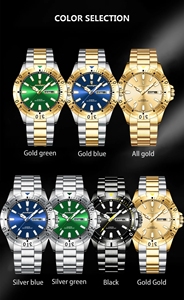 Reloj de Cuarzo POEDAGAR 959 de Lujo para Hombre, de Acero Inoxidable, a la Moda, Resistente al Agua, Luminoso, con Cronógrafo, Esfera de Cristal y Puntero - Product Image 6