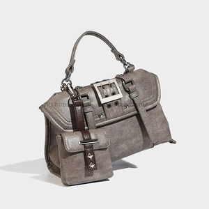 Winter American Retro Handbag <b>Backpack</b> Luxury Simple Medium Waterproof PU Zipper Softback Versatile Fashion Tanjing - Product Image 3