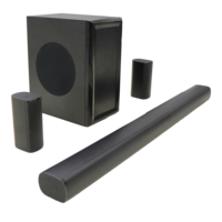 Système Home Cinéma 5.1 Canaux Haute Qualité à 7 Haut-parleurs avec Barre de Son, Caisson de Basses Sans Fil et Interface Optique pour TV ARC